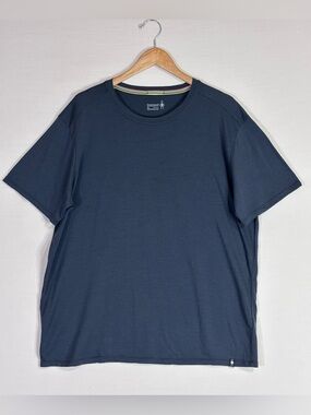 Smartwool Merino Wool Tee XL Blue Performance Shirt Lightweight Men’s